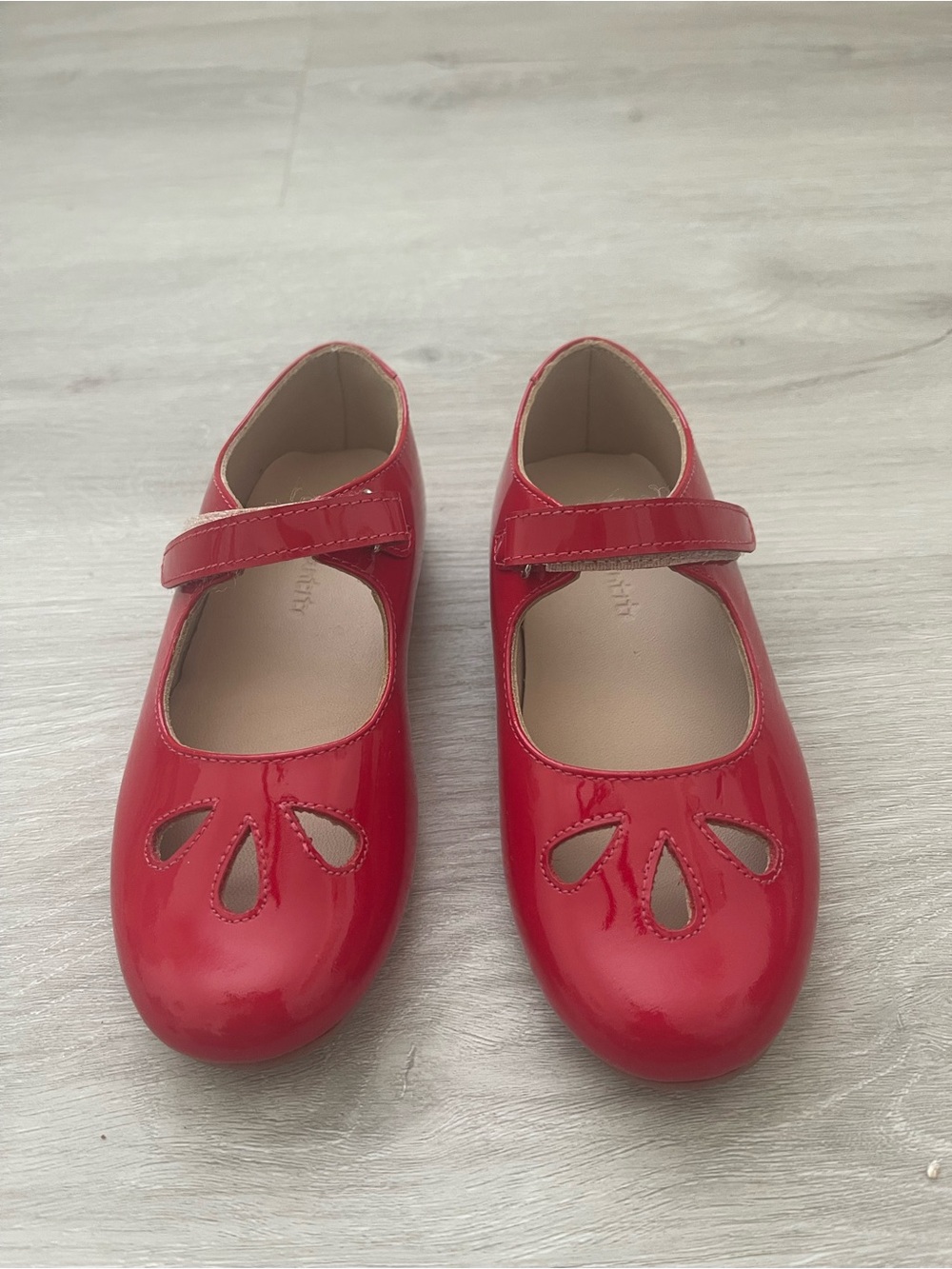 Elephantito Red Patent Mary Janes for Kids